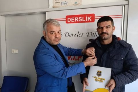 112. Temel Özel Güvenlik Sınavında Türkiye İkincisi Olan Mehmet Tiryaki Ödüllendirild