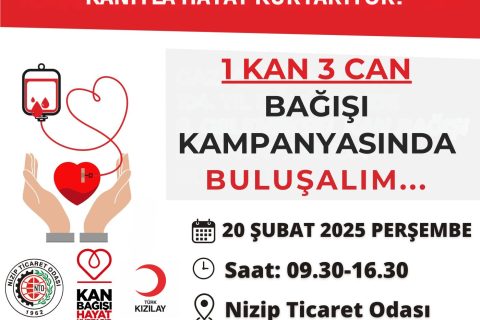 Nto’da can veren bağiş! 1 kan 3 can!
