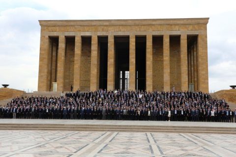 Nto heyeti, tobb 81. Genel kurulu öncesi anitkabir’i ziyaret etti