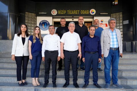 Nizip vergi dairesi’nden nto’ya nezaket ziyareti