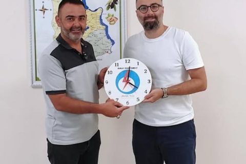 Muhtar Abubekir Turan'dan Enerjisa Müdürü Buray Eray Tankut’a Hayırlı Olsun Ziyareti