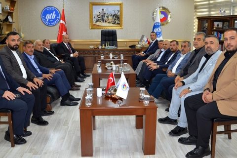 BASSAVCI KURT’TAN NIZIP TICARET BORSASI’NA HAYIRLI OLSUN ZIYARETI