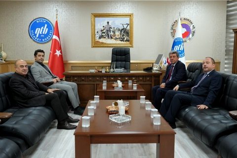 AĞIR CEZA MAHKEMESİ BAŞKANI TEMÜR’DEN NİZİP TİCARET BORSASI’NA ZİYARET