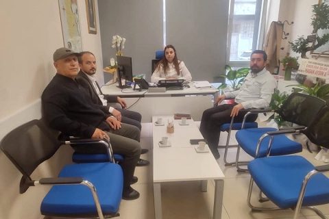 HÜDA PAR NİZİP İLÇE BAŞKANI BAYRAM ÇAKAR’DAN MÜGE EREN SUNGUR’A HAYIRLI OLSUN ZİYARETİ