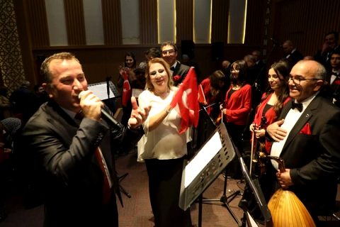 Cumhuriyet coşkusu konserle yaşandı