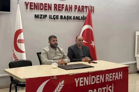 YENİDEN REFAH PARTİSİ NİZİP TEŞKİLATI HAFTALIK TOPLANTISINI GERÇEKLEŞTİRDİ