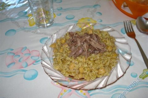 Etli Firik Pilavı