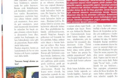 Kemal Cengizle Sanatsal bir söyleşi