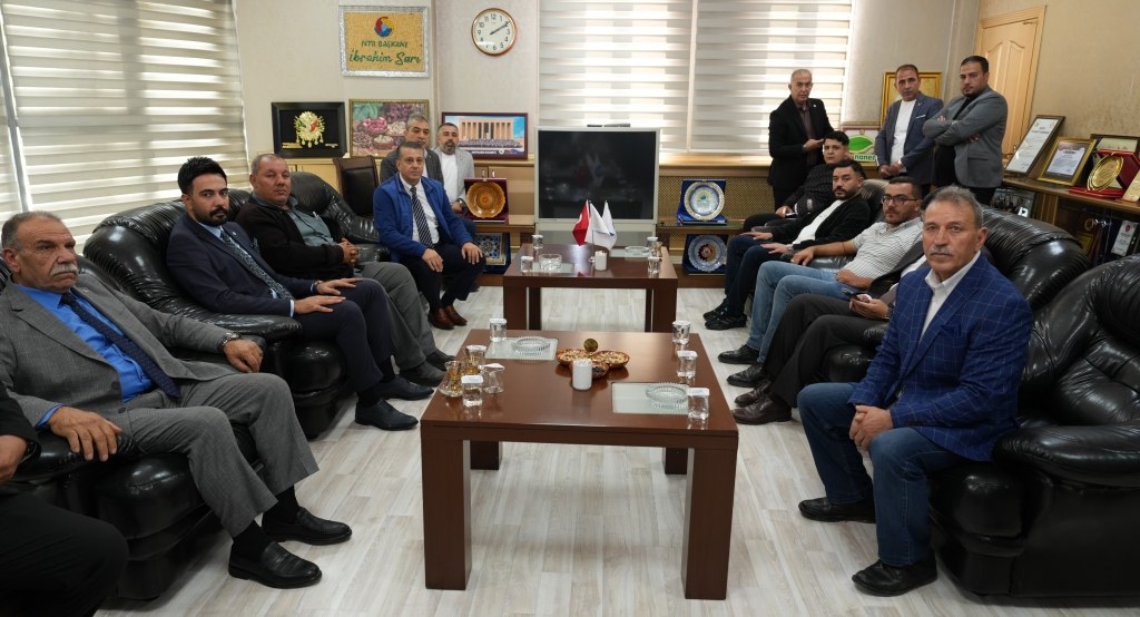 İYİ PARTİ HEYETİNDEN NİZİP TİCARET BORSASI’NA ZİYARET