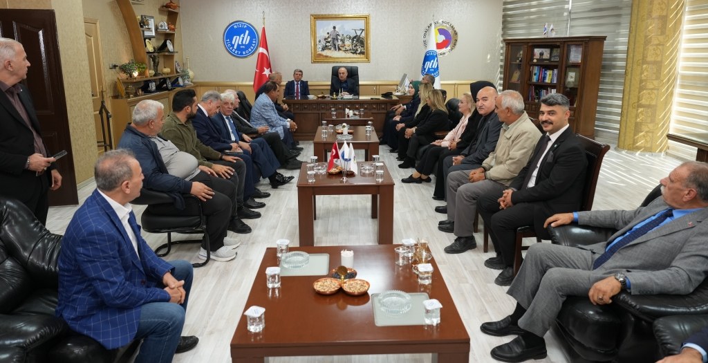 İYİ PARTİ HEYETİNDEN NİZİP TİCARET BORSASI’NA ZİYARET
