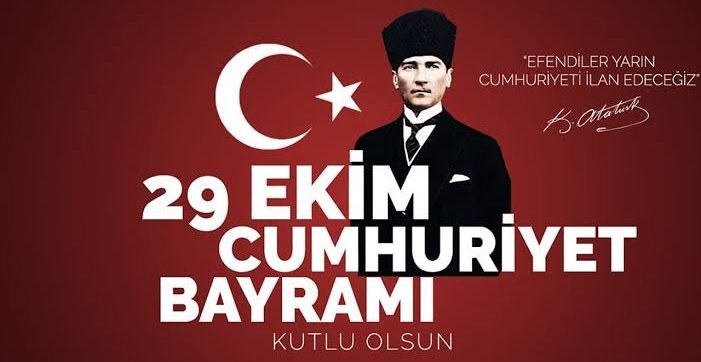 BASKAN IBRAHIM SARI’DAN 29 EKIM CUMHURIYET BAYRAMI MESAJI