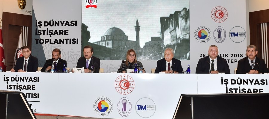 GAZIANTEP IS DÜNYASI ISTISARE TOPLANTISINA KATILDIK