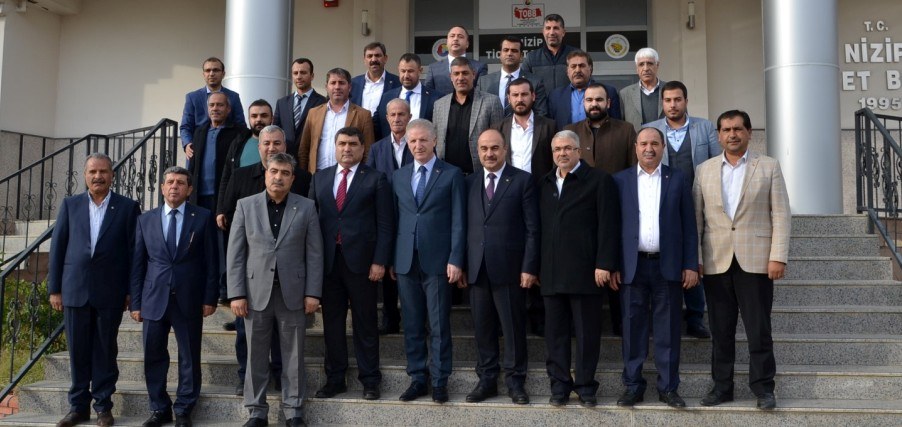 GAZIANTEP VALISI DAVUT GÜL BORSAMIZA IADE-I ZIYARETTE BULUNDU