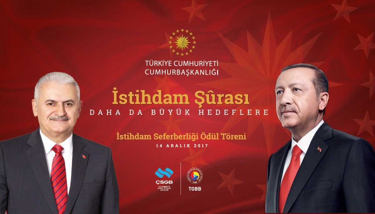 ISTIHDAM SURASI VE ISTIHDAM SEFERBERLIGI ÖDÜL TÖRENINE KATILDIK