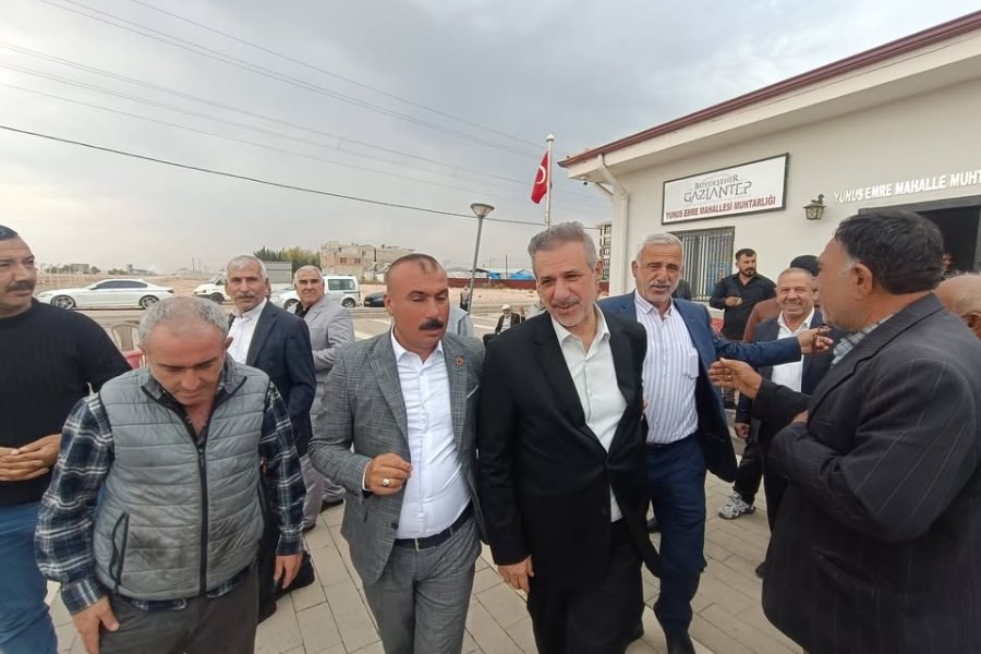 AK PARTİ GAZİANTEP MİLLETVEKİLİ İRFAN ÇELİKASLAN’DAN MUHTAR AHMET ÖZKEZ’E ZİYARET