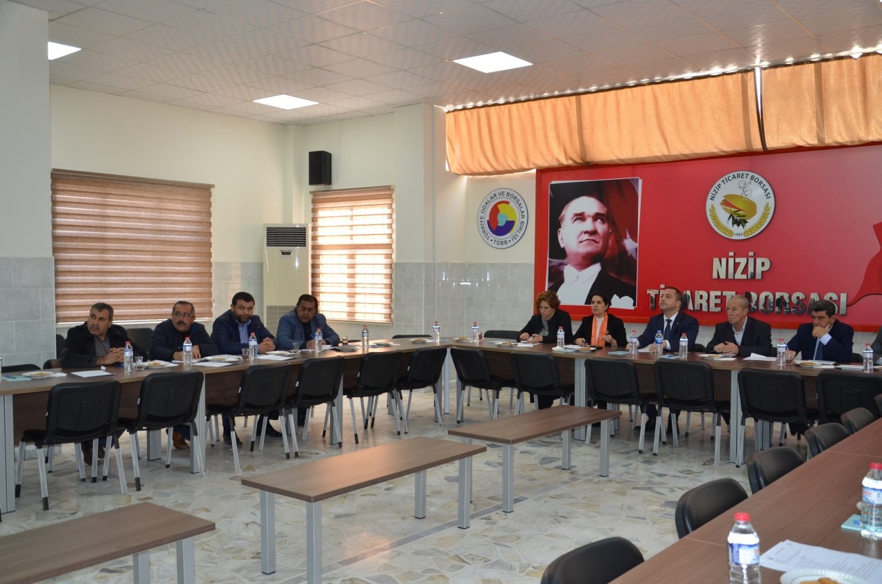 UR-GE PROJESI BILGILENDIRME TOPLANTISI ve ANTEP FISTIGI ÇALISTAYI DÜZENLENDI