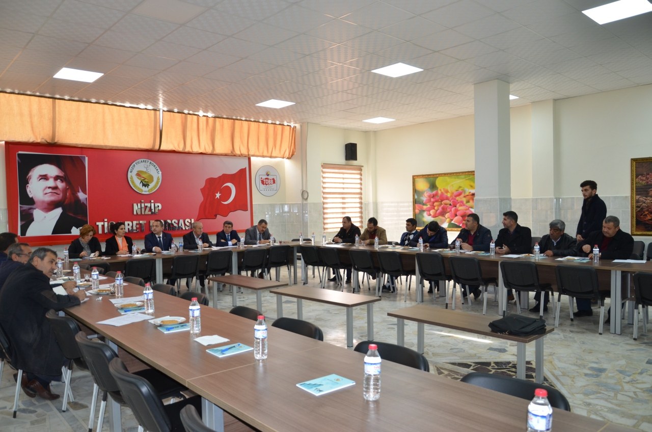 UR-GE PROJESI BILGILENDIRME TOPLANTISI ve ANTEP FISTIGI ÇALISTAYI DÜZENLENDI