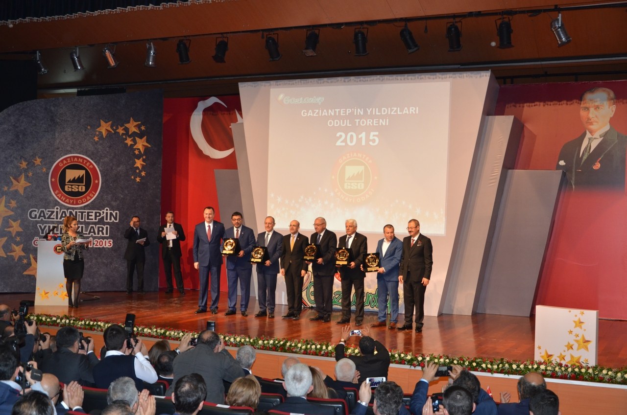 BORSAMIZ 2015 GAZIANTEP’IN YILDIZLARI ÖDÜL TÖRENINE KATILDI