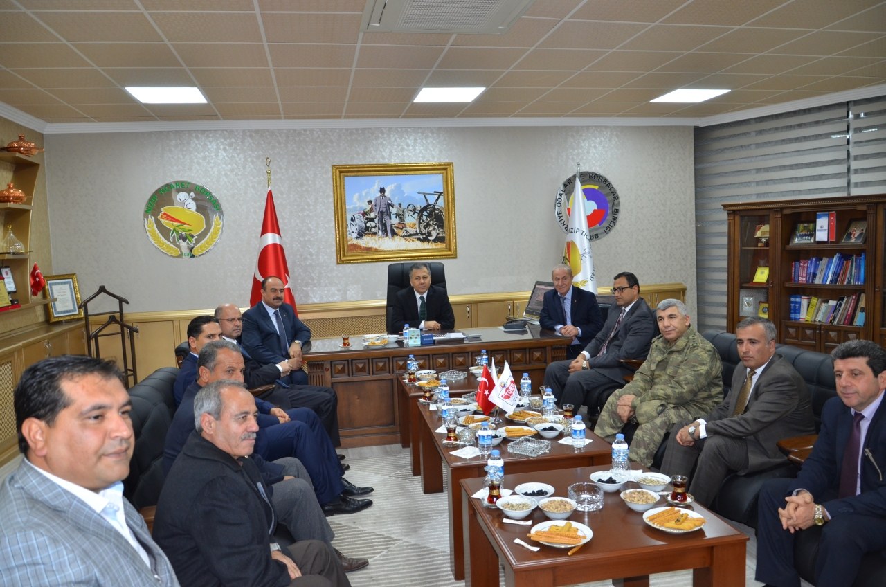 GAZIANTEP VALISI ALI YERLIKAYA BORSAMIZI ZIYARET ETTI