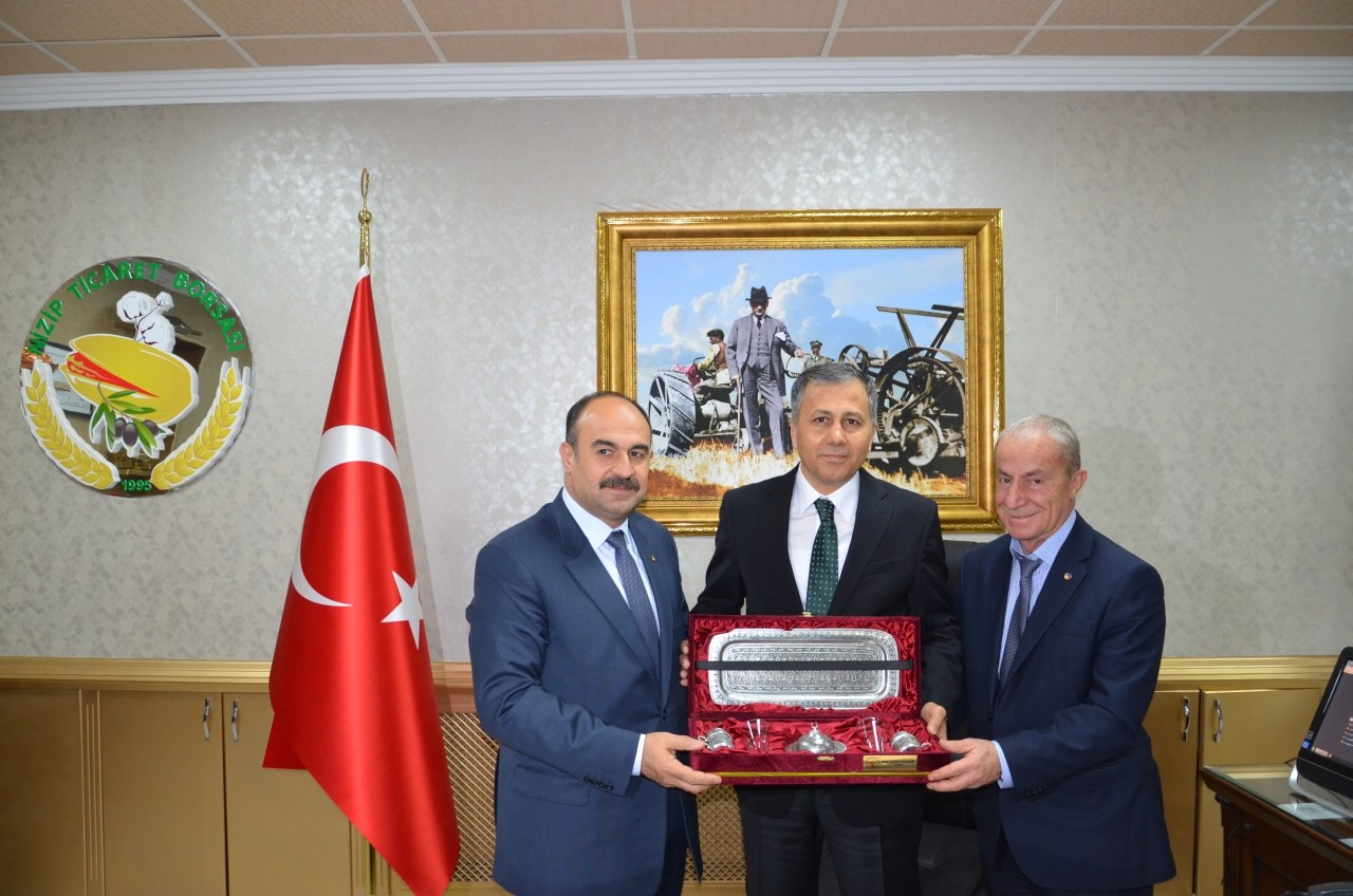 GAZIANTEP VALISI ALI YERLIKAYA BORSAMIZI ZIYARET ETTI