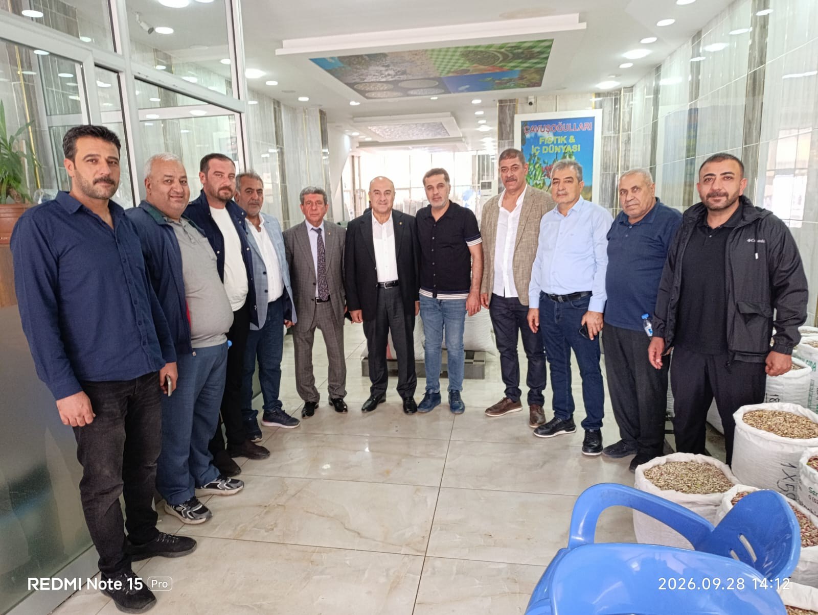 NİZİP TİCARET BORSASI FISTIK HALİ ESNAFIYLA BİR ARAYA GELDİ