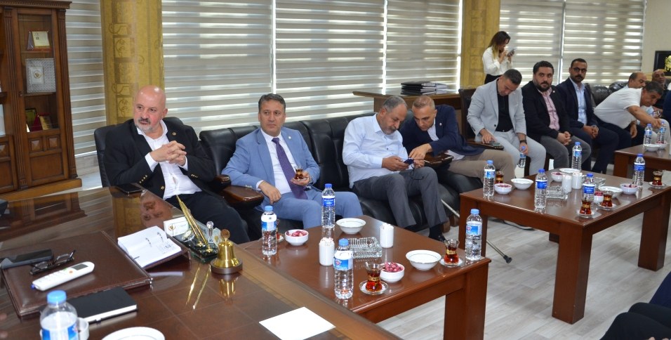 YENİ PARTİ HEYETİNDEN NİZİP TİCARET BORSASI’NA ZİYARET