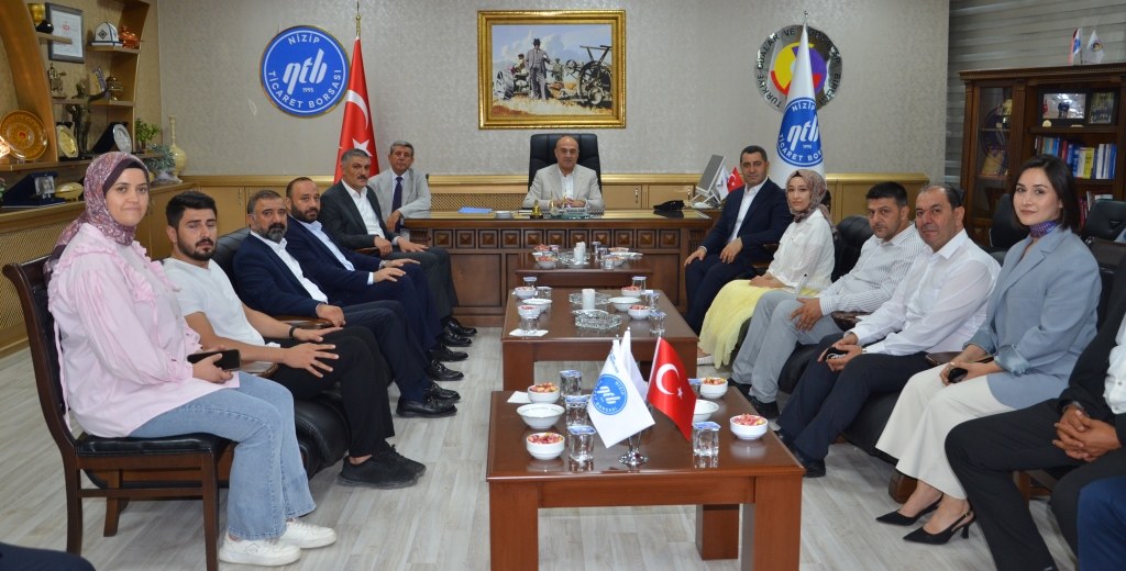 AK PARTİ HEYETİNDEN NİZİP TİCARET BORSASI’NA ZİYARET