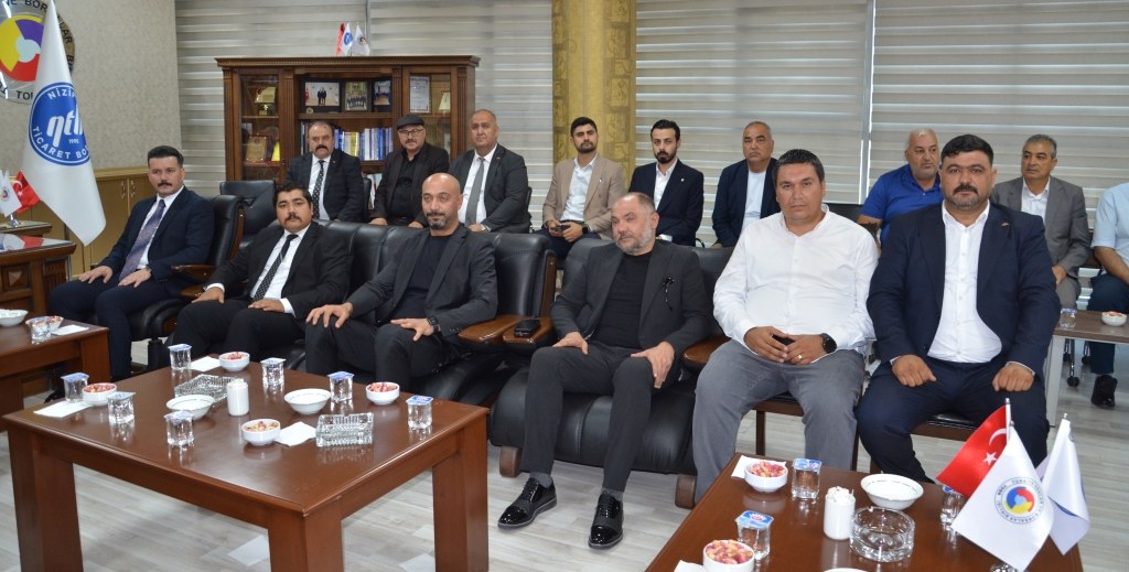 MHP GAZİANTEP İL BAŞKANLIĞI’NDAN NİZİP TİCARET BORSASI’NA ZİYARET