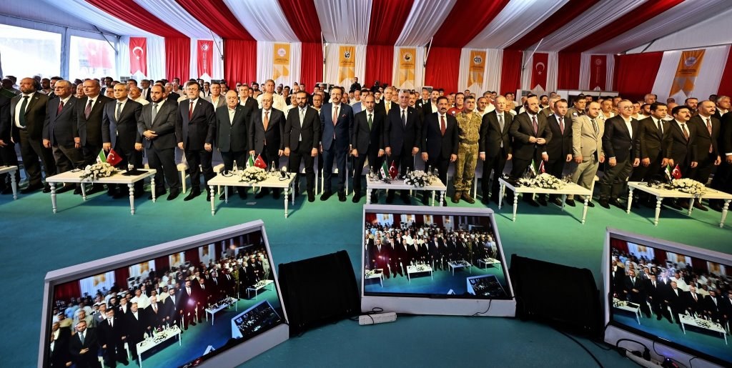 NTB BAŞKANI İBRAHİM SARI CİLVEGÖZÜ TIR PARKI AÇILIŞ TÖRENİNE KATILDI
