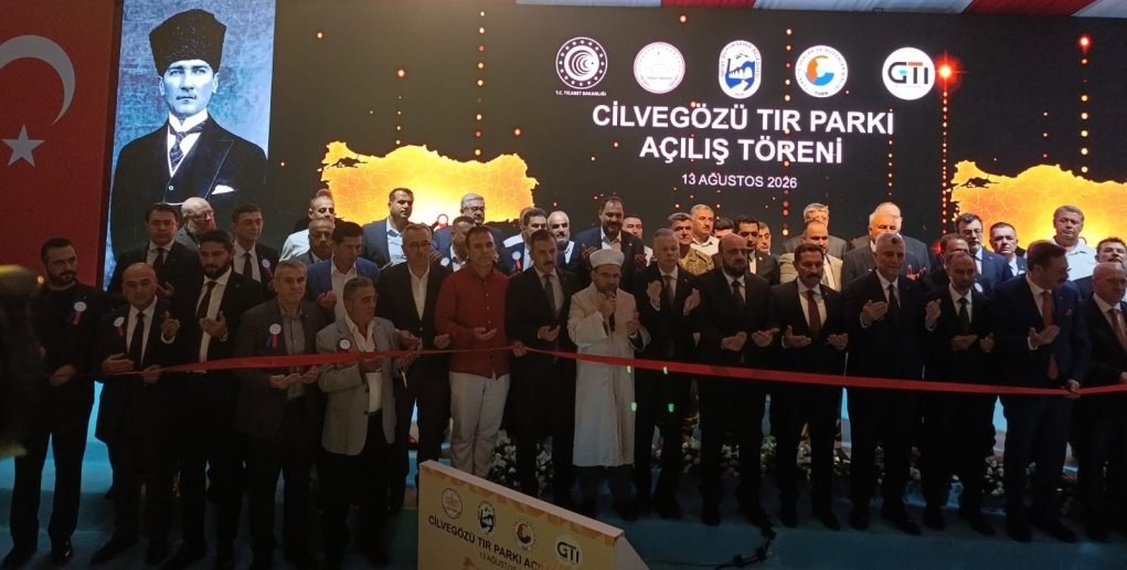 NTB BAŞKANI İBRAHİM SARI CİLVEGÖZÜ TIR PARKI AÇILIŞ TÖRENİNE KATILDI