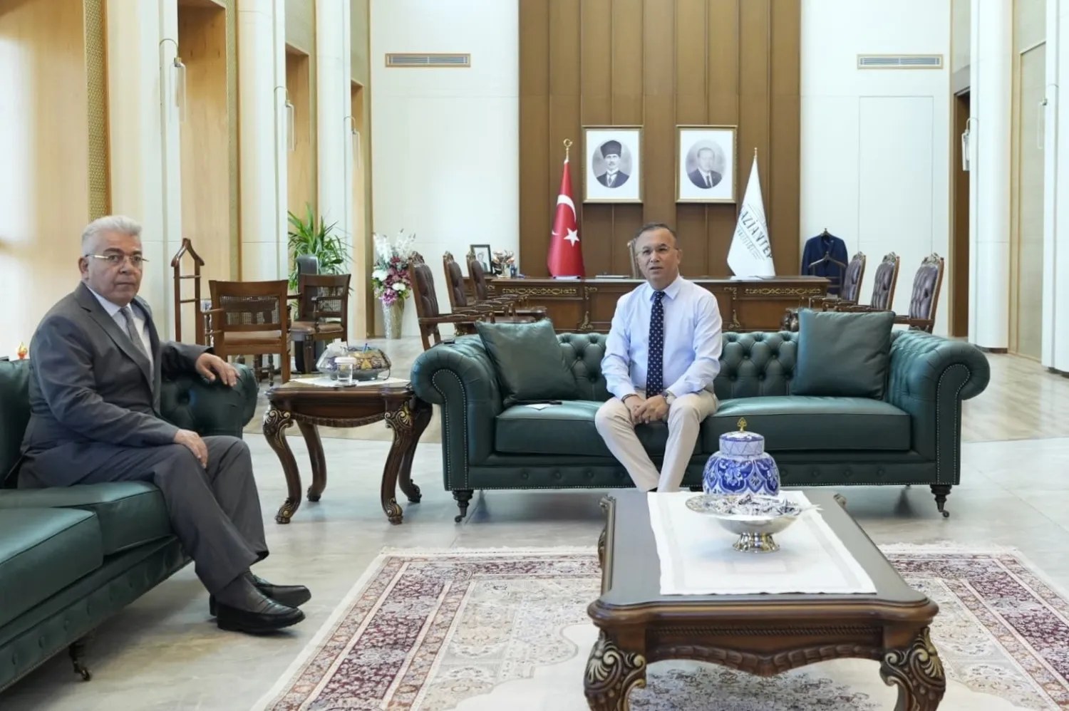 NTO BAŞKANI MEHMET ÖZYURT’TAN GAZİANTEP VALİSİ KEMAL ÇEBER’E ZİYARET