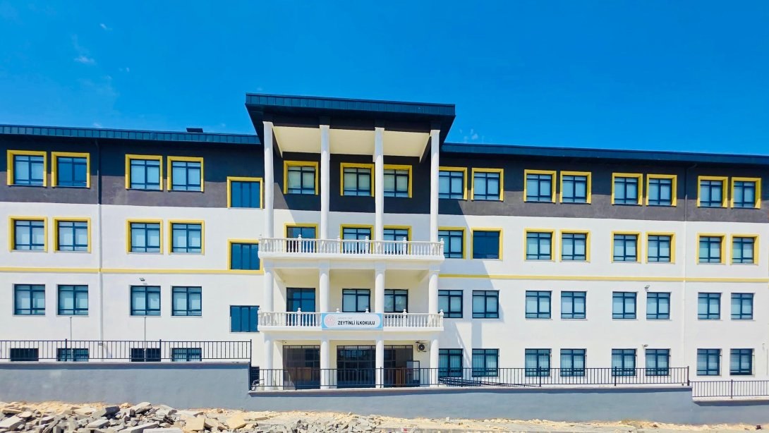 ZEYTİNLİ İLKOKULU İLK ÖĞRENCİLERİNİ KARŞILAMAYA HAZIR