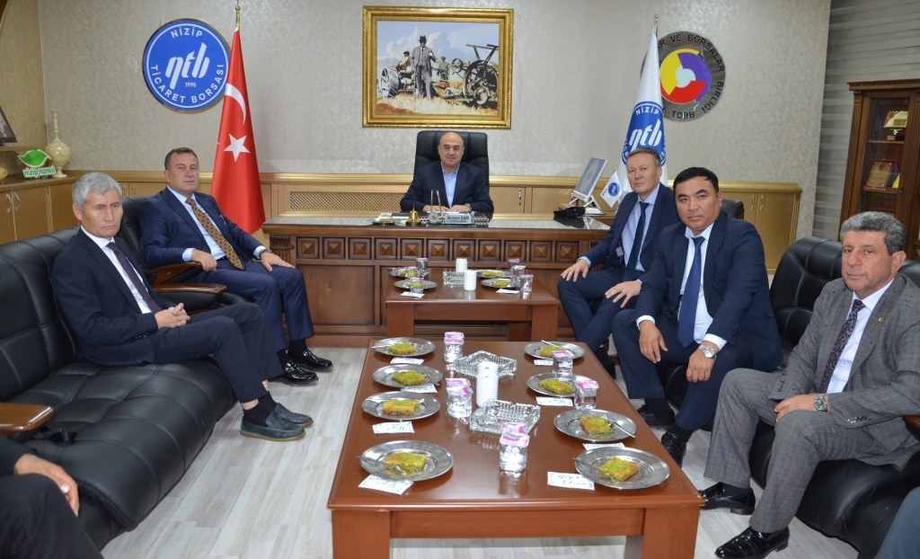 KIRGIZİSTAN NARYN EYALETİ VALİSİ VE BELEDİYE BAŞKANI NTB’Yİ ZİYARET ETTİ