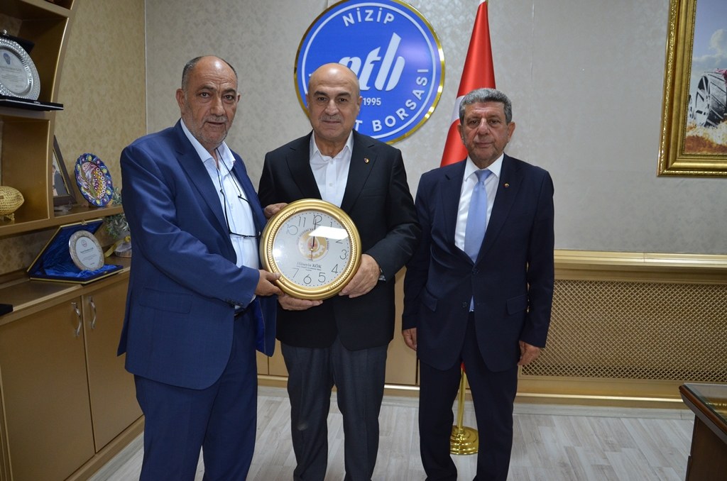 NİZİP MADENİ SANATKÂRLAR ODASI’NDAN NTB’YE HAYIRLI OLSUN ZİYARETİ