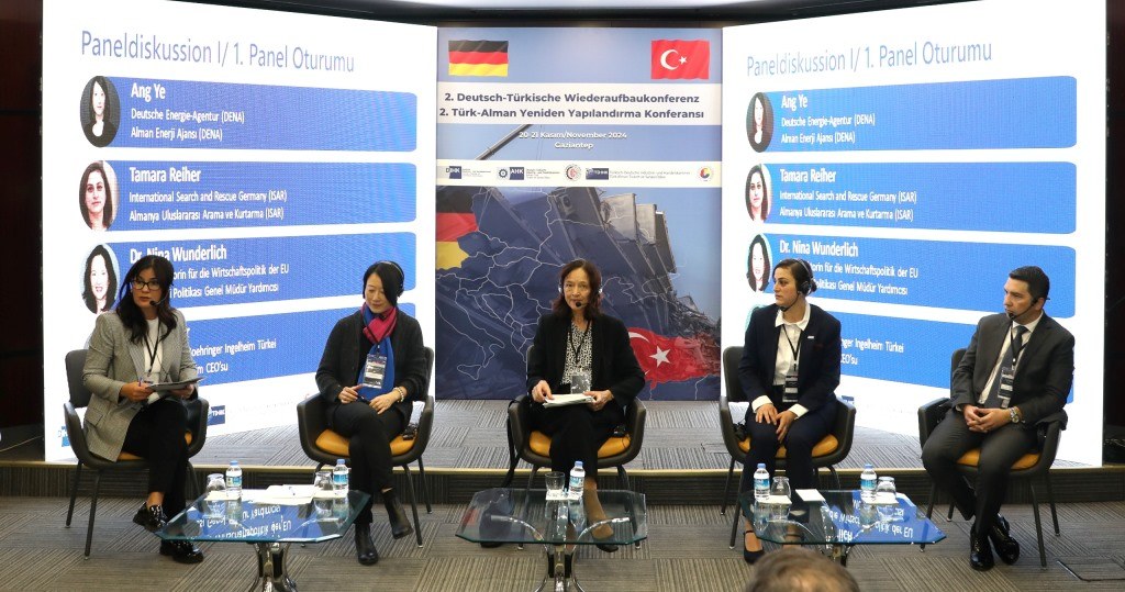 TÜRK ALMAN DEPREM BÖLGESİ YENİDEN YAPILANDIRMA KONFERANSINA KATILDIK