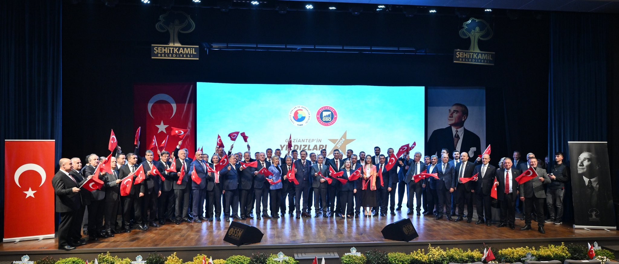 NTB BAŞKANLARI GSO GAZİANTEP’İN YILDIZLARI ÖDÜL TÖRENİNE KATILDI
