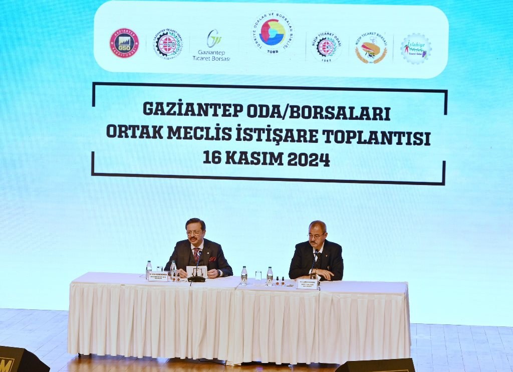 GAZİANTEP ODA/BORSALARI ORTAK MECLİS VE İSTİŞARE TOPLANTISINA KATILDIK