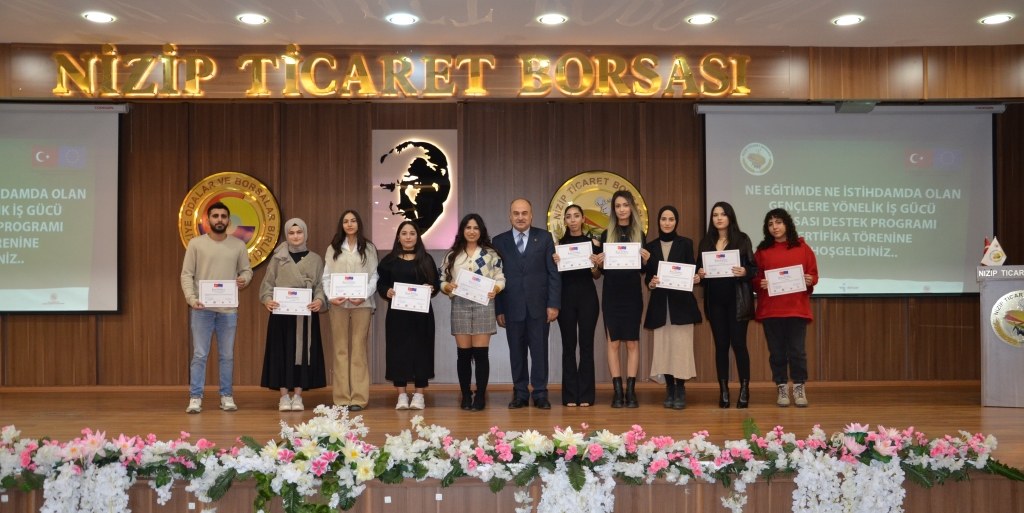 NTB’DE NEET PRO İŞ GÜCÜ PİYASASI DESTEK PROGRAMI SERTİFİKA TÖRENİ DÜZENLENDİ