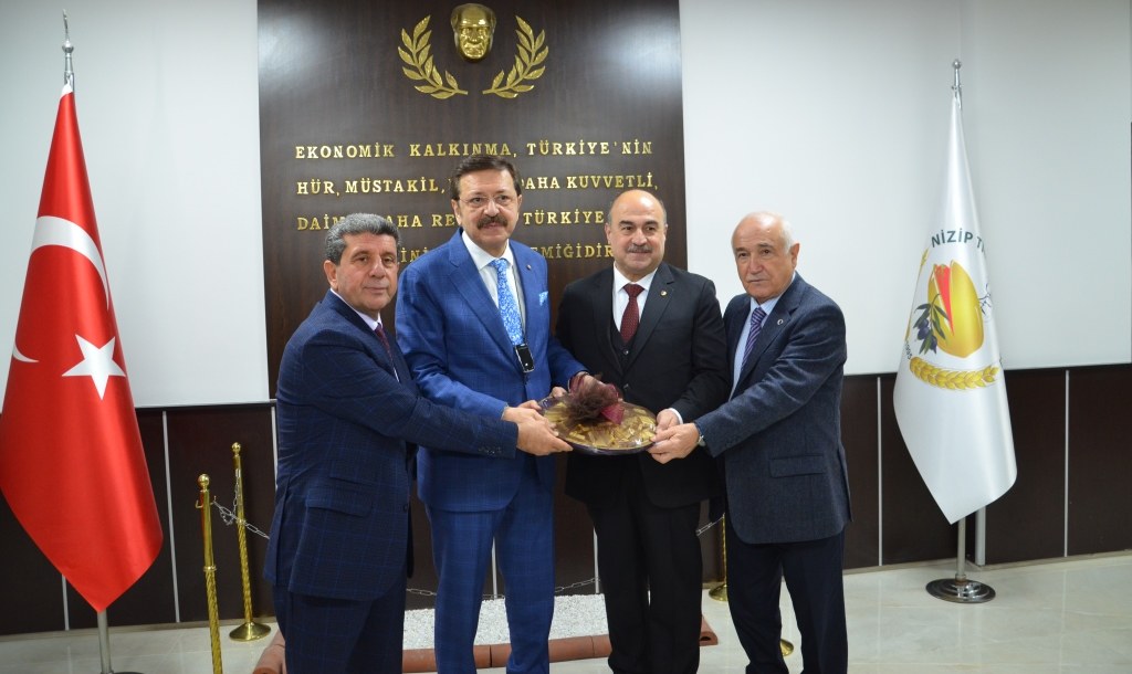 TOBB BAŞKANI HİSARCIKLIOĞLU NTB’Yİ ZİYARET ETTİ