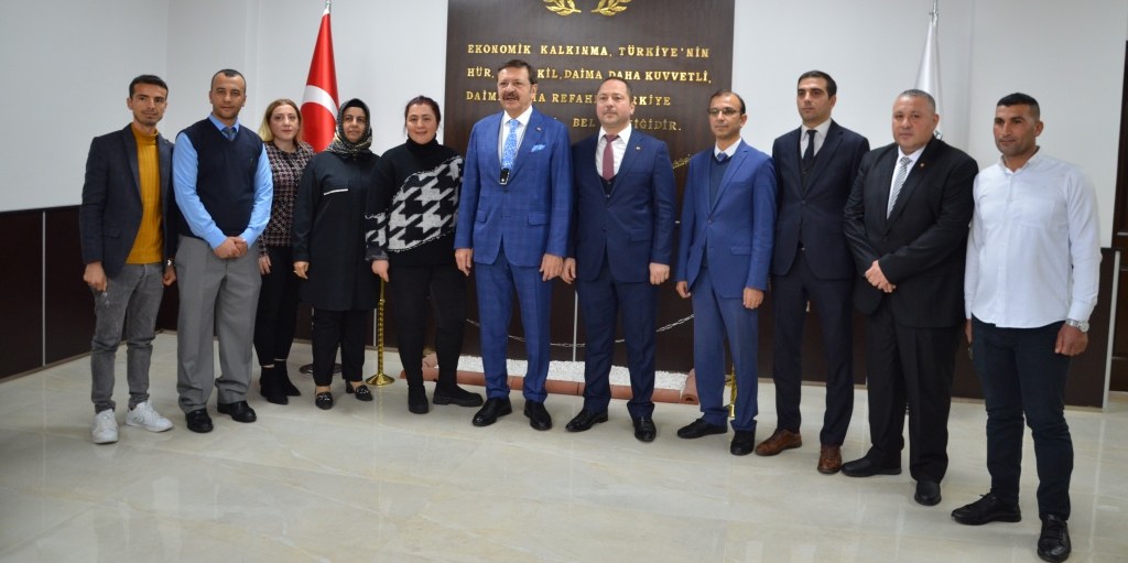 TOBB BAŞKANI HİSARCIKLIOĞLU NTB’Yİ ZİYARET ETTİ