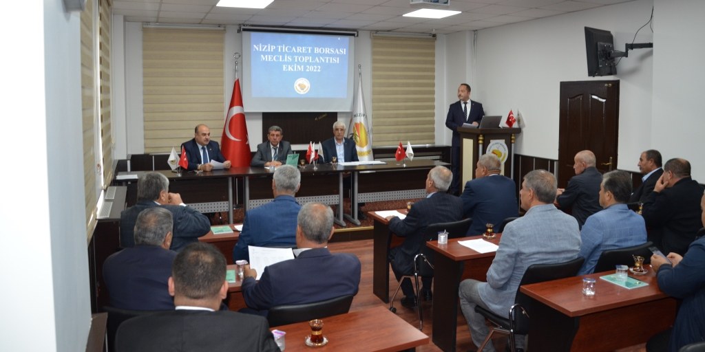 NIZIP TICARET BORSASI YENI DÖNEM ILK MECLIS TOPLANTISINI GERÇEKLESTIRDI