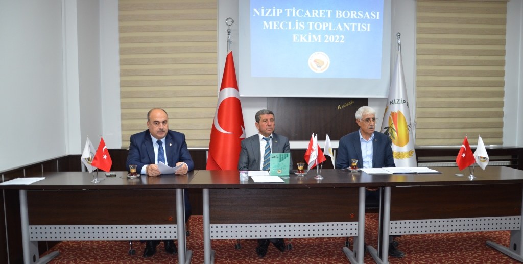 NIZIP TICARET BORSASI YENI DÖNEM ILK MECLIS TOPLANTISINI GERÇEKLESTIRDI