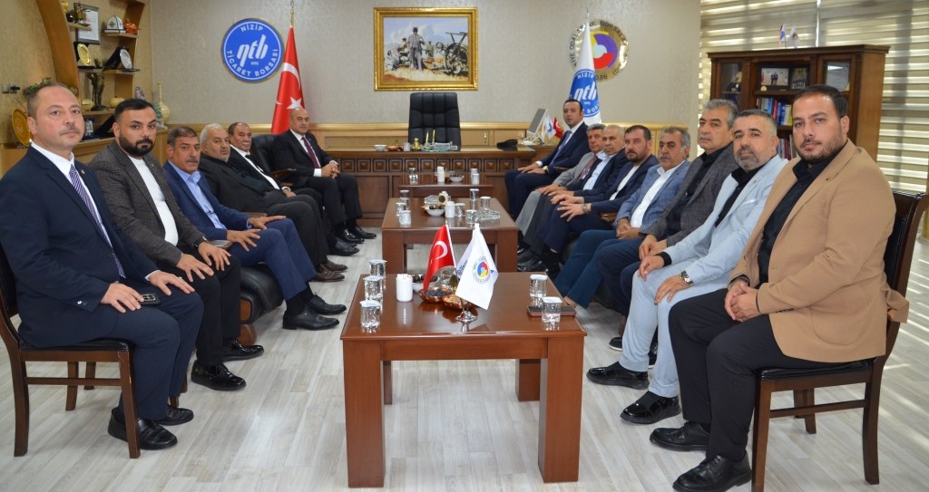 BASSAVCI KURT’TAN NIZIP TICARET BORSASI’NA HAYIRLI OLSUN ZIYARETI