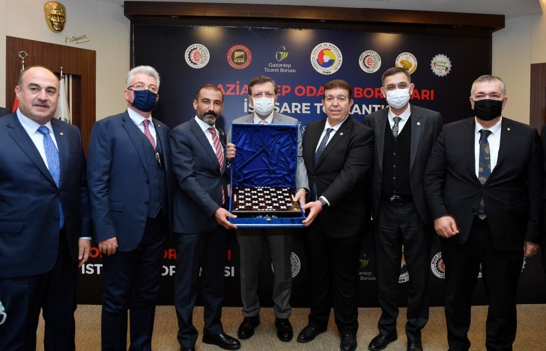 GTO’DA GAZIANTEP IL-ILÇE ODA VE BORSALARI ISTISARE TOPLANTISI DÜZENLENDI