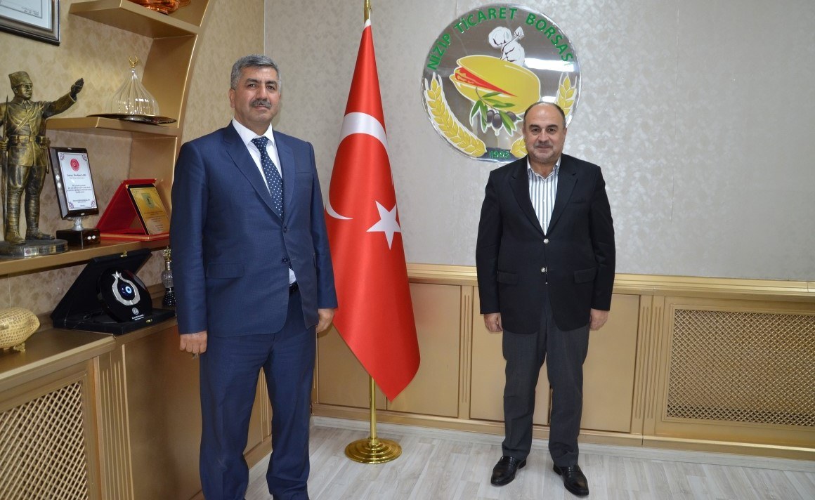 GAZIANTEP TICARET IL MÜDÜRÜ INCESOY BASKAN IBRAHIM SARI’YI ZIYARET ETTI