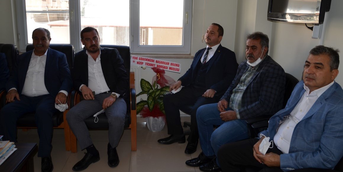 NIZIP TICARET BORSASI’NDAN ILÇE TARIM VE ORMAN MÜDÜRÜNE HAYIRLI OLSUN ZIYARETI