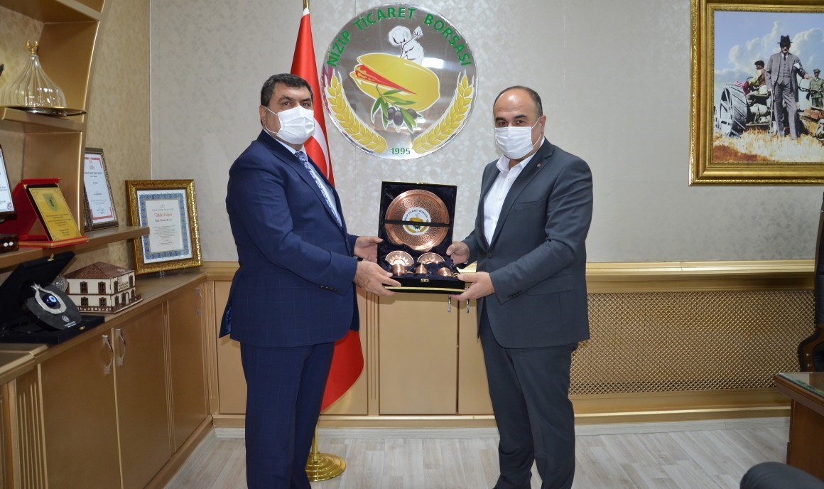 NIZIP KAYMAKAMI KEMAL SAHINDEN BORSAMIZA VEDA ZIYARETI