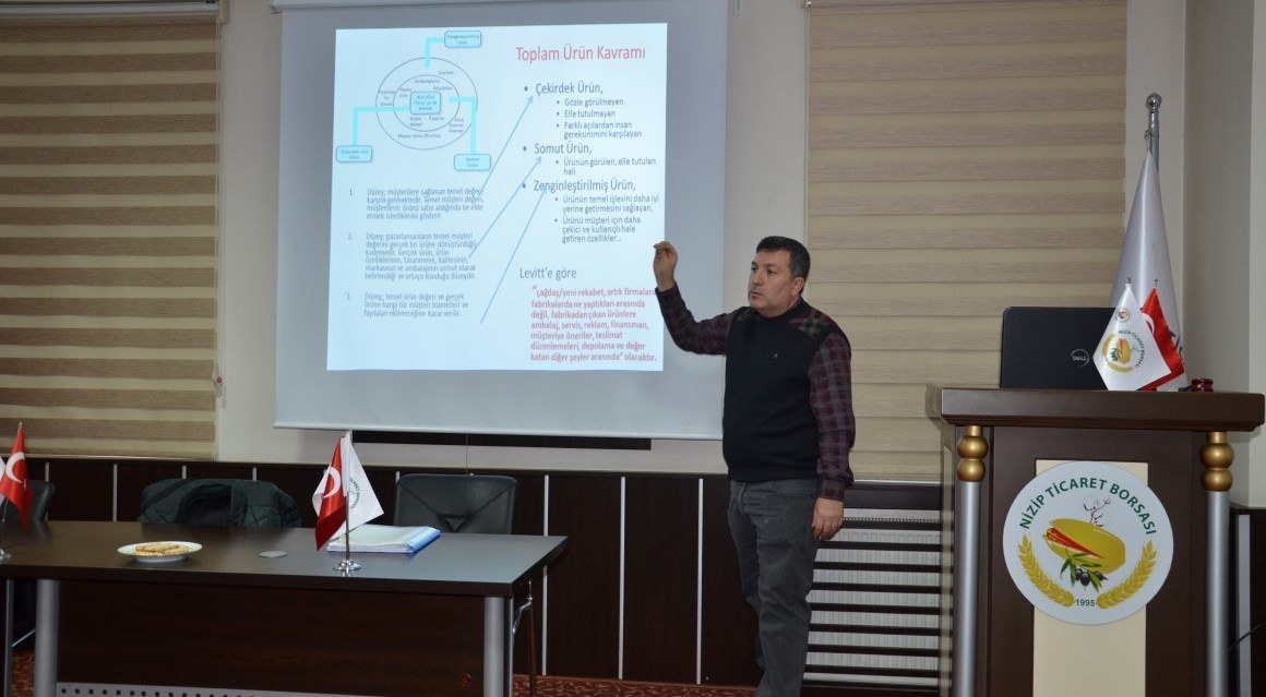 UR-GE PROJESI KAPSAMINDA ULUSLARARASI PAZARLAMA EGITIMI DÜZENLENDI