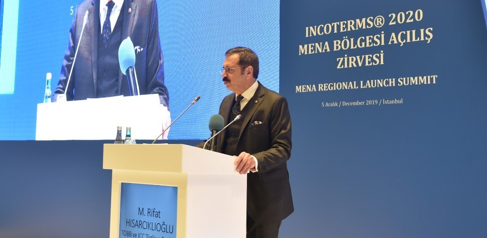 BASKAN IBRAHIM SARI 2020 MENA BÖLGESI AÇILIS ZIRVESINE KATILDI