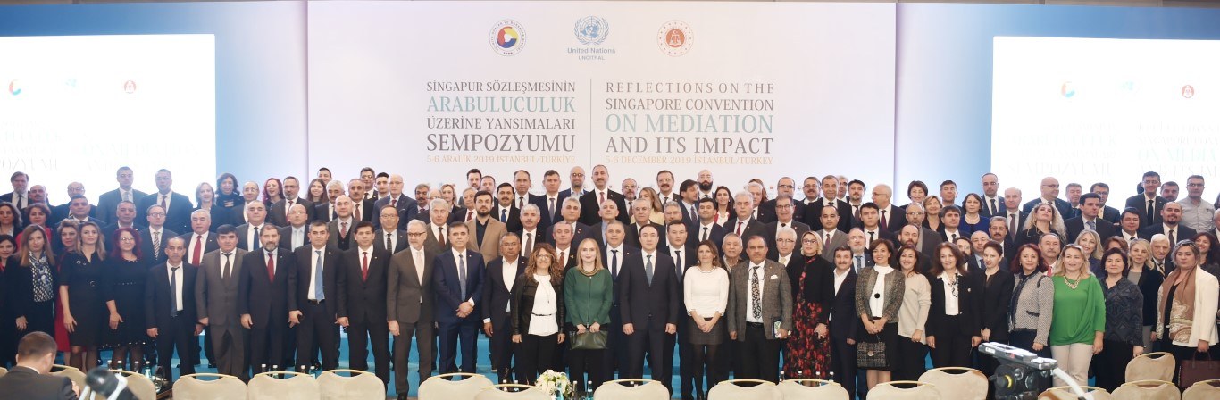 SINGAPUR SÖZLESMESININ ARABULUCULUK ÜZERINE YANSIMALARI KONULU SEMPOZYUMA KATILDIK